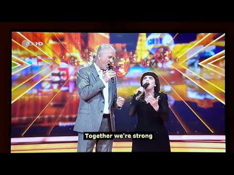 Mireille Mathieu and Patrick Duffy 2018