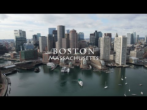 Boston, Massachusetts - [4K] Drone Tour