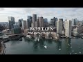 Boston Massachusetts 4K Drone Tour