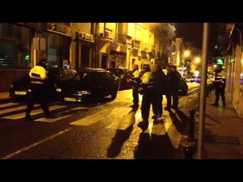 Accidente en calle Infante Antequera, centro cortado.