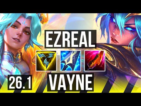 EZREAL & Janna vs VAYNE & Nami (ADC) | Good KDA: 18/1/8, 55K damage | EUW Master | 26.1