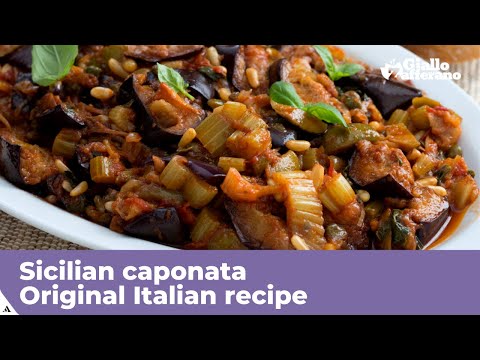 SICILIAN CAPONATA - Original Italian recipe
