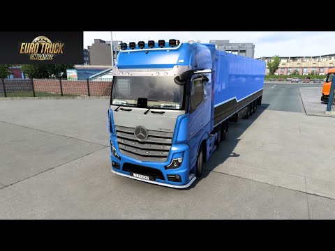 ETS2 1.47 | Pro Mods 2.65 | Chelmsford(GB) To Portsmouth(GB) | Mercedes Benz New Actros MP5 Gameplay