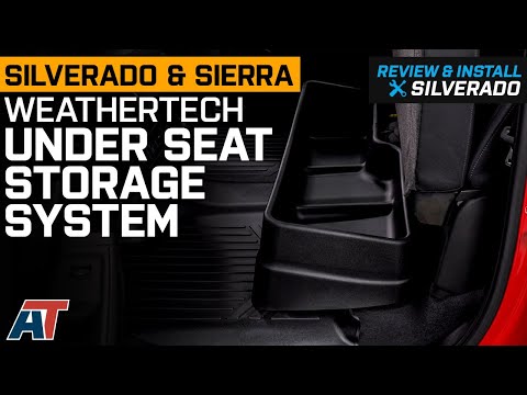 2019-2021 Silverado & Sierra 1500 Weathertech Under Seat Storage System Review & Install