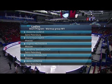2017 Russian Nationals - Ladies Short Program Group 1 ESPN