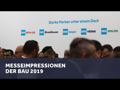 BMI Deutschland auf der Bau 2019 in München - Messeimpressionen