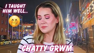 Boyfriend Picks My Makeup | Chatty GRWM My Vacation to Nashville