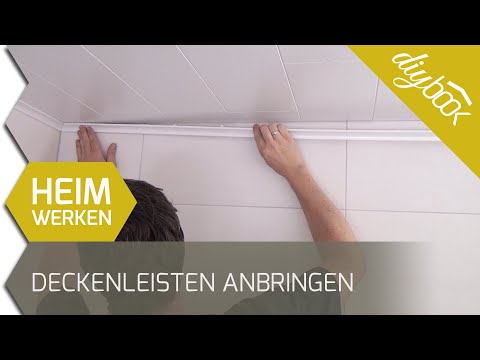 Deckenleisten anbringen