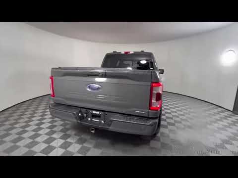 2021 Ford F-150 LARIAT 4WD SuperCrew 5.5' Box in Gray for sale at Murray Honda in Chilliwack, BC