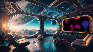 LoFi Musik mit SciFi Bildern und Lavalampen