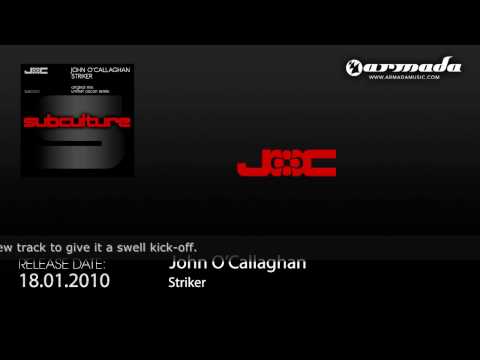 John O'Callaghan - Striker (Original Mix) (SUBC001)