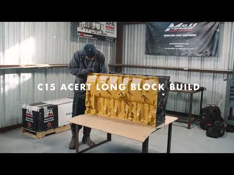 Caterpillar C15 ACERT - Long block build