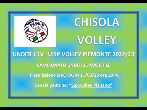 PIANALTO U15M Poirino - CHISOLA VOLLEY _ UISP VOLLEY PIEMONTE 2022/23 UNDER 15  MASCHILE