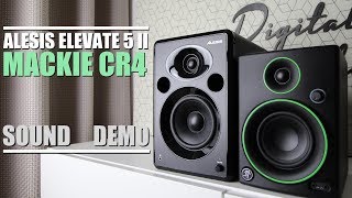 Video thumbnail for Alesis Elevate 5 MK II vs Mackie CR4  ||  Sound Demo w /Bass Test by DSAUDIO.review