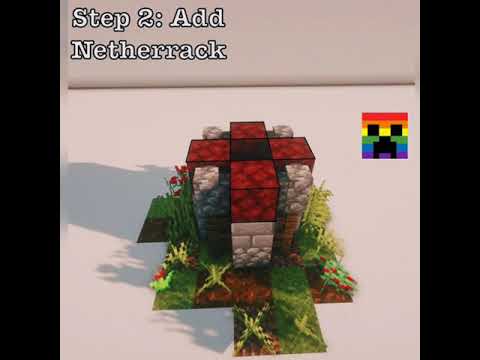 MINECRAFT DEFENSE TOWER TUTORIAL #shorts #minecraft