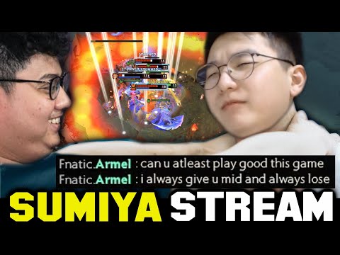 Can SUMIYA break the losing curse with Armel? | Sumiya Invoker Stream Moment #3030