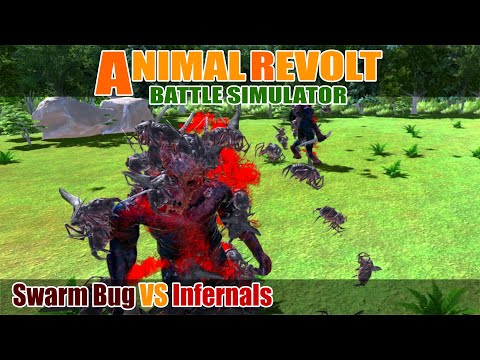 Swarm Bug vs Infernals - Animal Revolt Battle Simulator