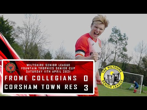 Frome Collegians FC 0 V 3 Corsham Town Reserves FC - Official Match Highlights