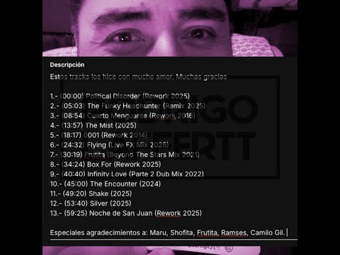 Rodrigo Laffertt - Estos son algunos de mis nuevos tracks 2025