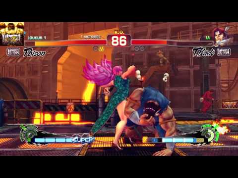 ULTRA STREET FIGHTER IV Poison vs T-Hawk ^^ HARD BATTLE !!!!!!