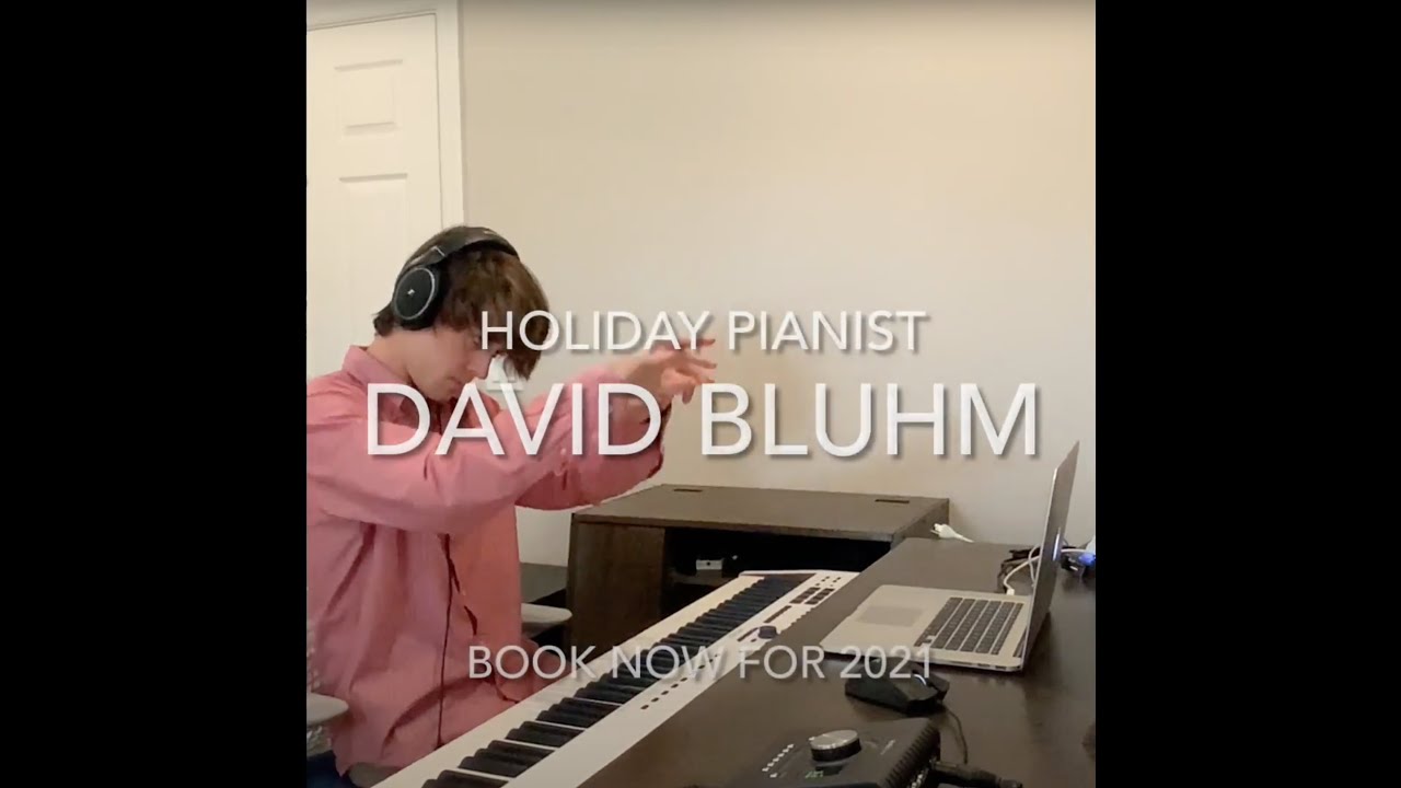 Promotional video thumbnail 1 for David Bluhm Piano