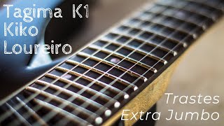 Video thumbnail for Trastes Extra Jumbos na Tagima K1 Kiko Loureiro Signature by Fabricio Sousa Luthier