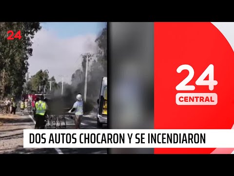 5 muertos tras accidente e incendio de autos en Santo Domingo | 24 Horas TVN Chile