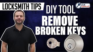 Locksmith Tip |  Broken Key in Lock DIY Tool