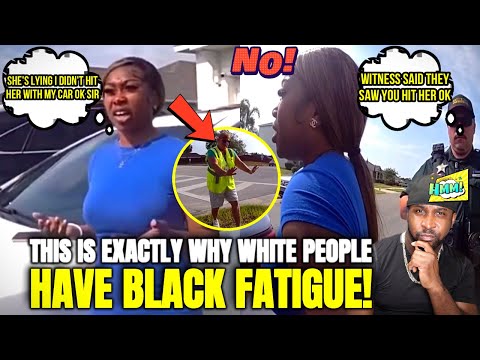 Stereotypical Ghetto Black Woman Hits School Crossing Guard With Her Car After She Told Her To Stop