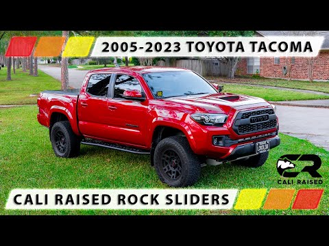 Cali Raised Step Edition Rock Slider Install For The 2005 - 2023 Toyota Tacoma