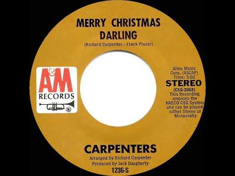 1970 HITS ARCHIVE: Merry Christmas Darling - Carpenters (stereo 45--original single version)