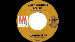 1970 HITS ARCHIVE: Merry Christmas Darling - Carpenters (stereo 45--original single version)
