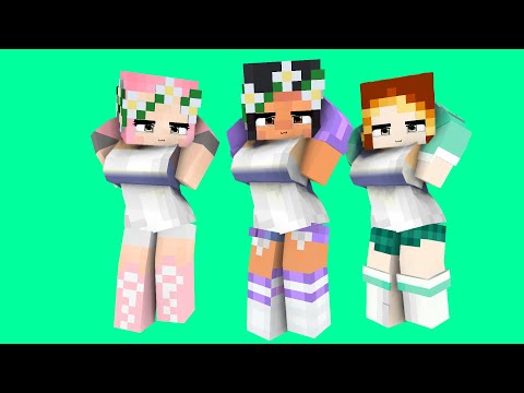 DARLING OHAYO DANCE WEDDING FIRST MEET COUPLE DANCE | APHMAU, KC, KIM - MINECRAFT ANIMATION #shorts