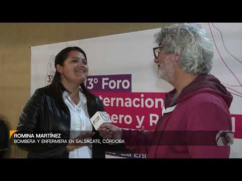 Romina Martínez, bombera y enfermera en Salsacate, Córdoba