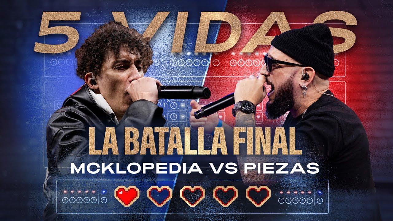 MCKLOPEDIA vs PIEZAS EN LA BATALLA FINAL | 5 VIDAS | Red Bull Batalla
