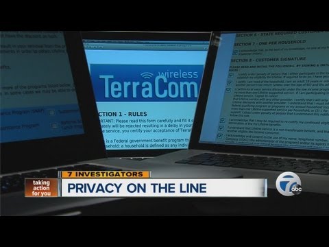 In Lifeline phone applications, a disconnect