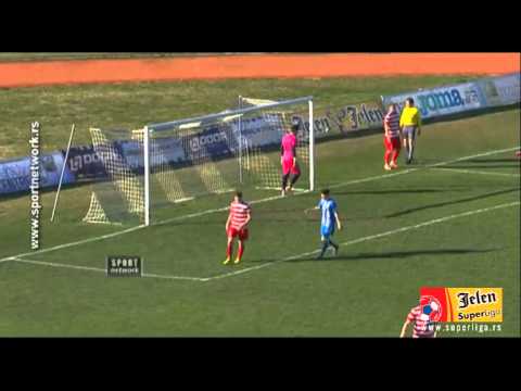JSL 2014/15: 21.03.2015 20.Kolo: OFK Beograd - Borac 1:0 (0:0)