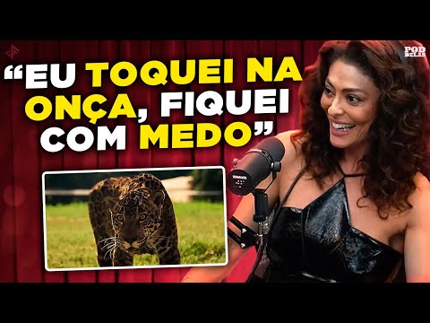 JULIANA PAES FALA SOBRE CONTRACENAR COM UMA ONÇA