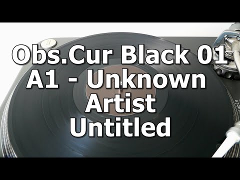 Obs.Cur Black 01 - A1 - Unknown Artist - Untitled