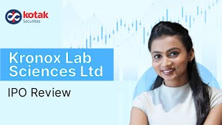 Kronox Lab Sciences Limited IPO| Issue details| Price Band | Chemical Manufacturer