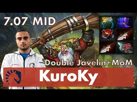 KuroKy Sniper MID | Javelin x 2 + MoM = OP | 7.07 Update Patch Dota 2 Gameplay Pro MMR