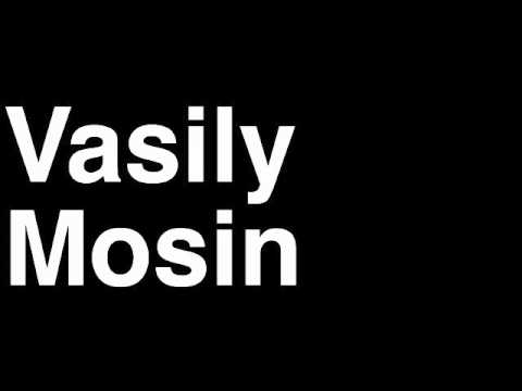 How to Pronounce Vasily Mosin Russia Bronze Medal Double Trap London 2012 Olympics Video