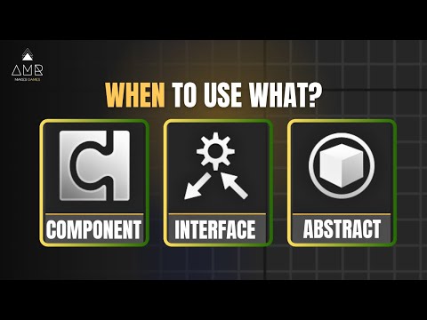 Components vs Interfaces vs Abstract Classes (When to Use What?)