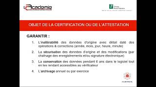 Point sur les obligations de certification des logiciels et systèmes de caisse