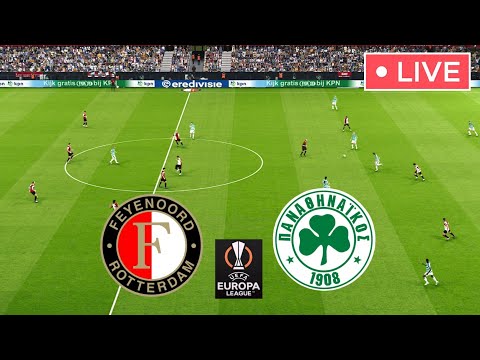 [LIVE] Feyenoord vs Panathinaikos • UEFA Europa League 2025/26 | Vidio Game PES 21