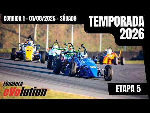 Etapa 6 - 2026 - FÓRMULA EVOLUTION - Corrida 1 - Interlagos - AO VIVO