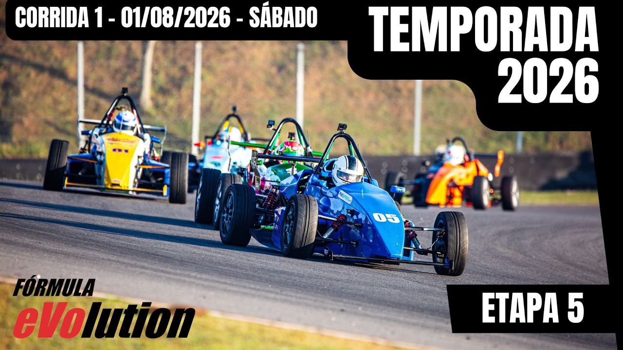 Etapa 6 - 2026 - FÓRMULA EVOLUTION - Corrida 1 - Interlagos - AO VIVO