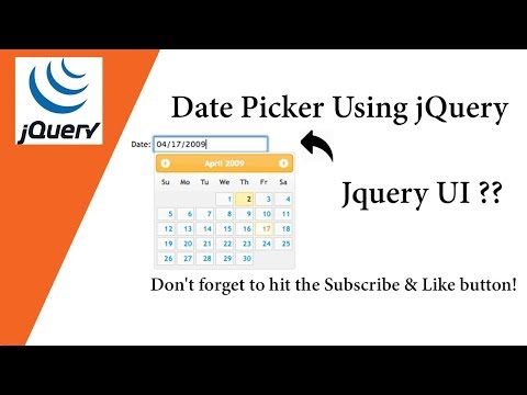 Date Picker Using jQuery   Very Simple Way 