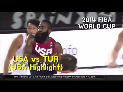 2014 FIBA BASKETBALL WORLD CUP USA vs TUR (Highlight)