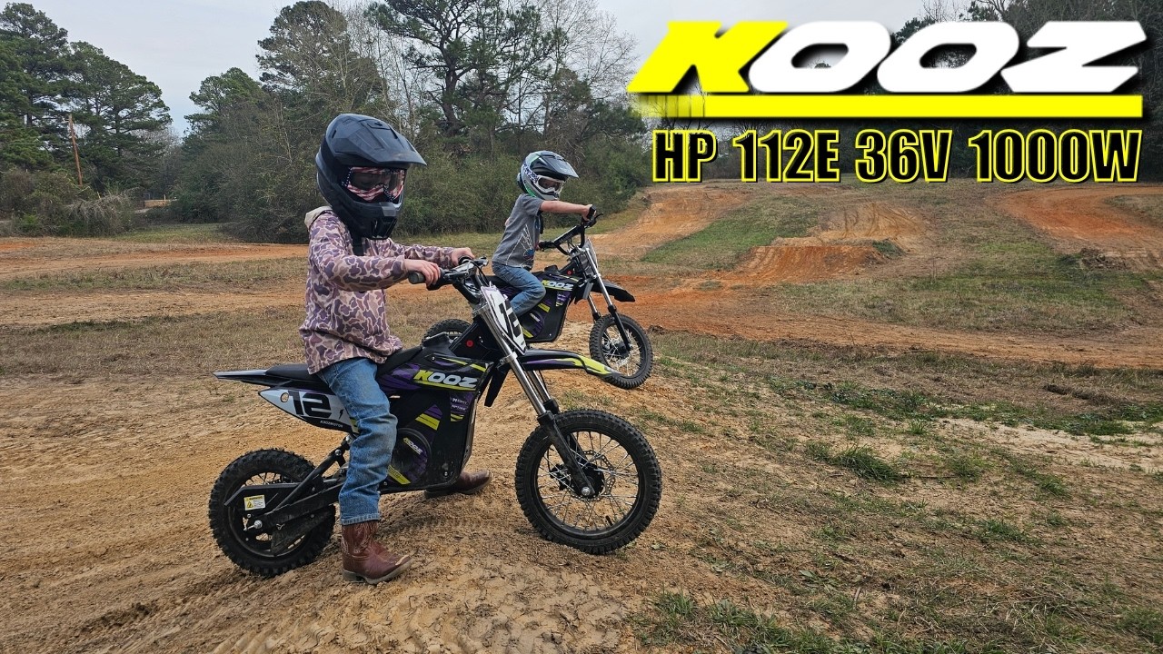 KOOZ HP112E 36V 1000W Electric Dirtbike Performance and Durability Test